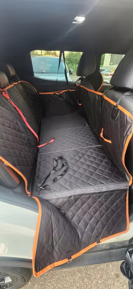 Large Dog Car Seat Extender & Hammock with Hard Bottom