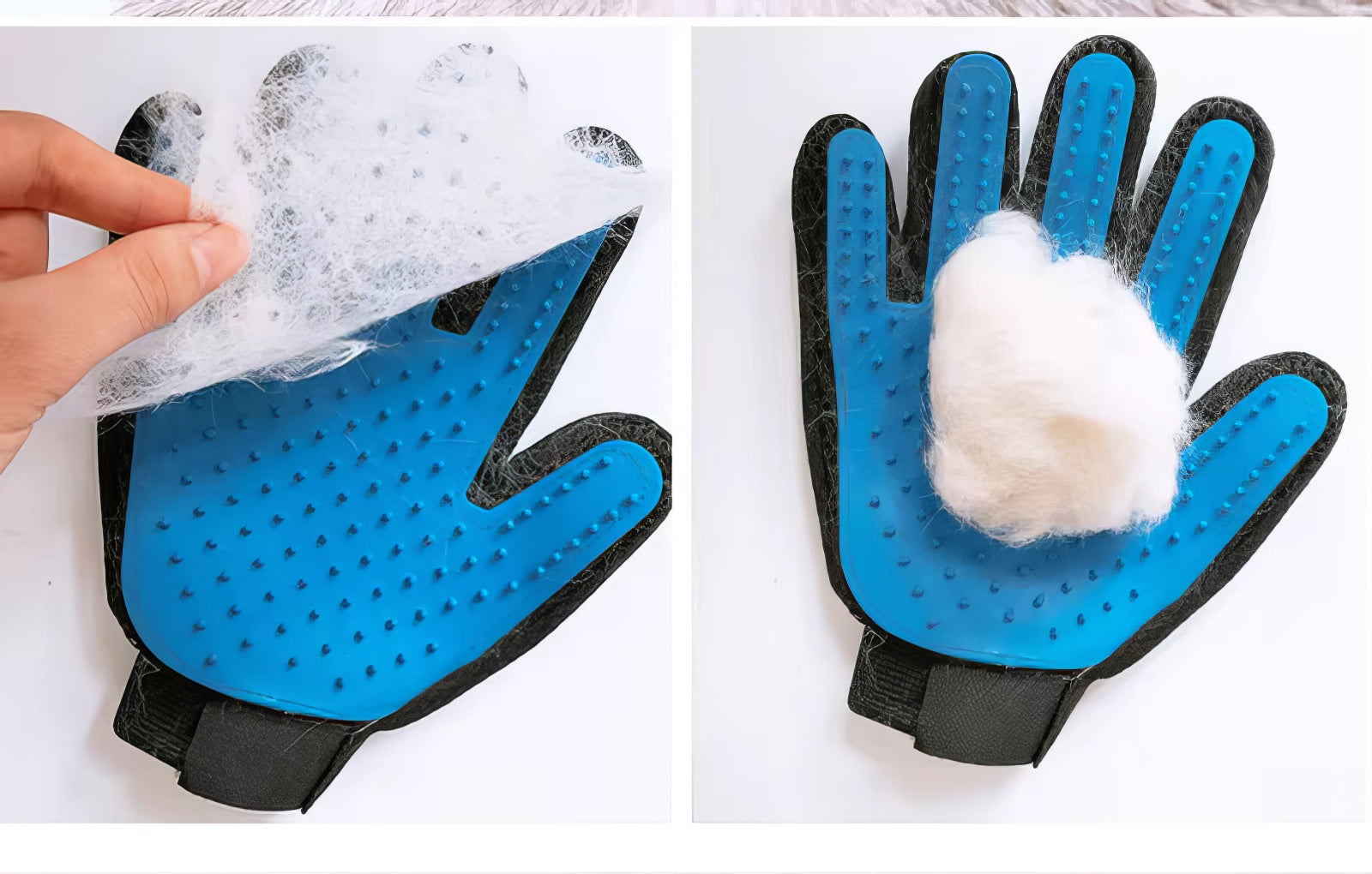 Pet Grooming Glove - Deshedding & Massage for Cats & Dogs