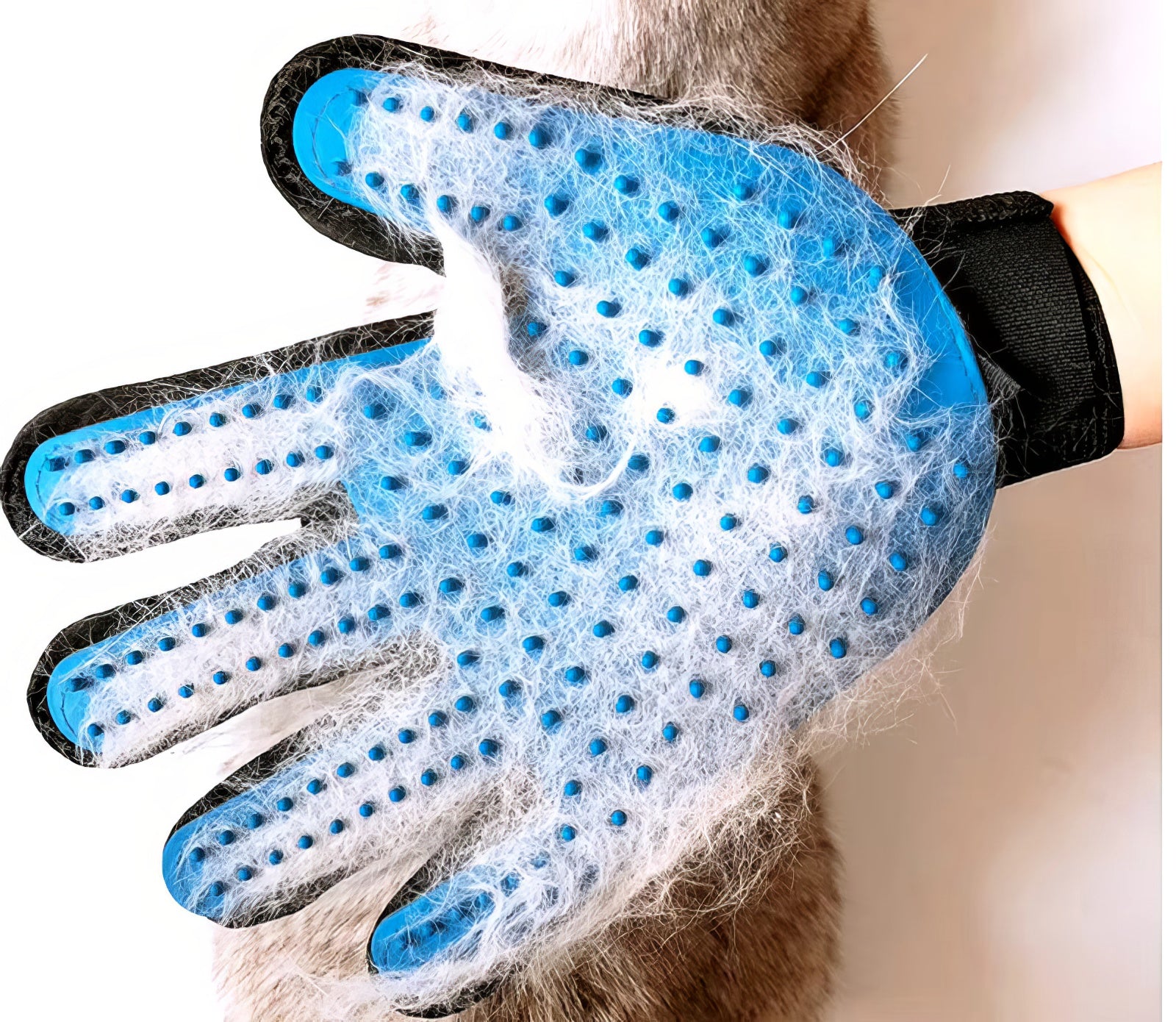 Pet Grooming Glove - Deshedding & Massage for Cats & Dogs