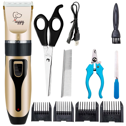 Dog Clipper Dog Hair Clippers Grooming (Pet/Cat/Dog/Rabbit) Haircut Trimmer Shaver Set Pets Cordless Rechargeable Professional