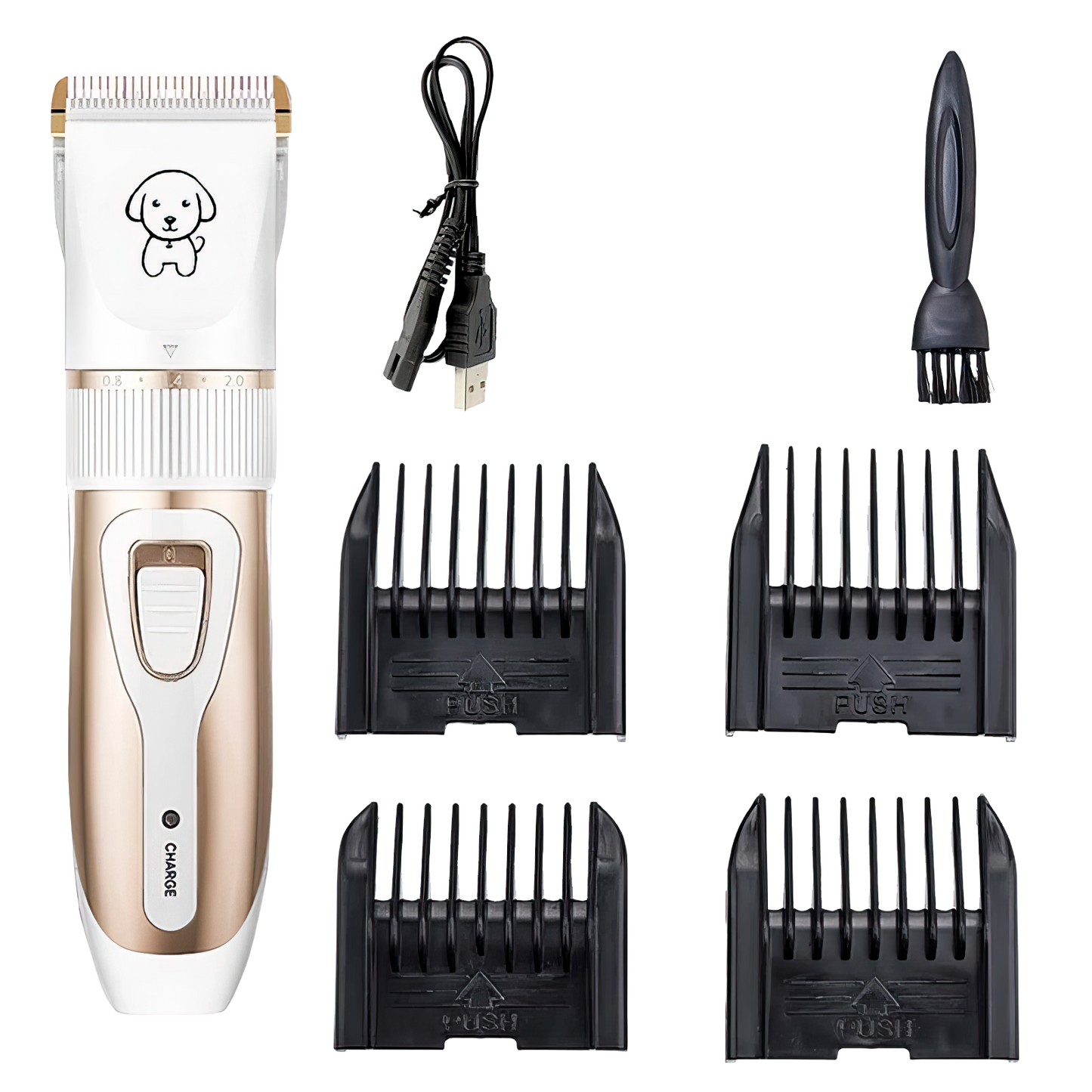 Dog Clipper Dog Hair Clippers Grooming (Pet/Cat/Dog/Rabbit) Haircut Trimmer Shaver Set Pets Cordless Rechargeable Professional