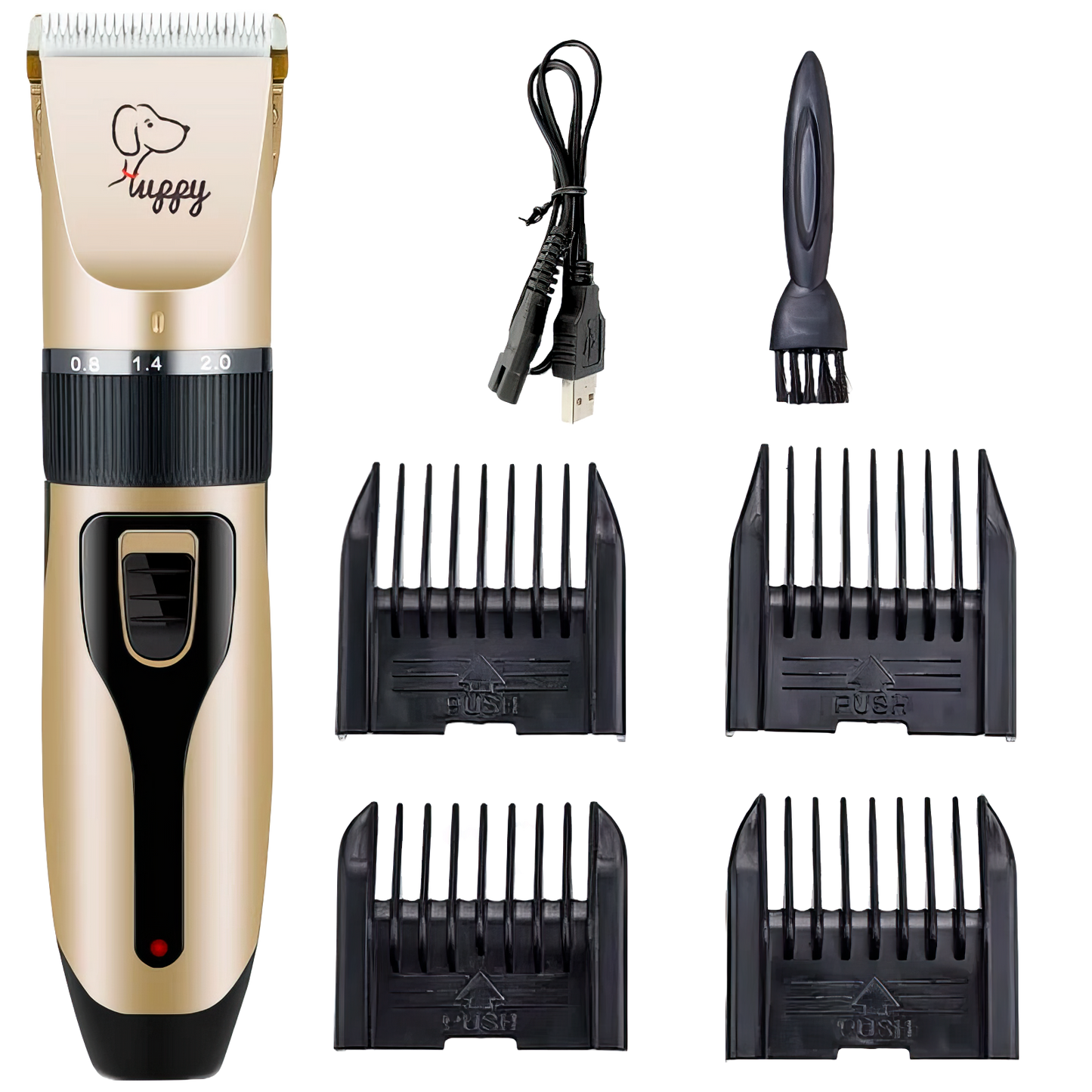 Dog Clipper Dog Hair Clippers Grooming (Pet/Cat/Dog/Rabbit) Haircut Trimmer Shaver Set Pets Cordless Rechargeable Professional