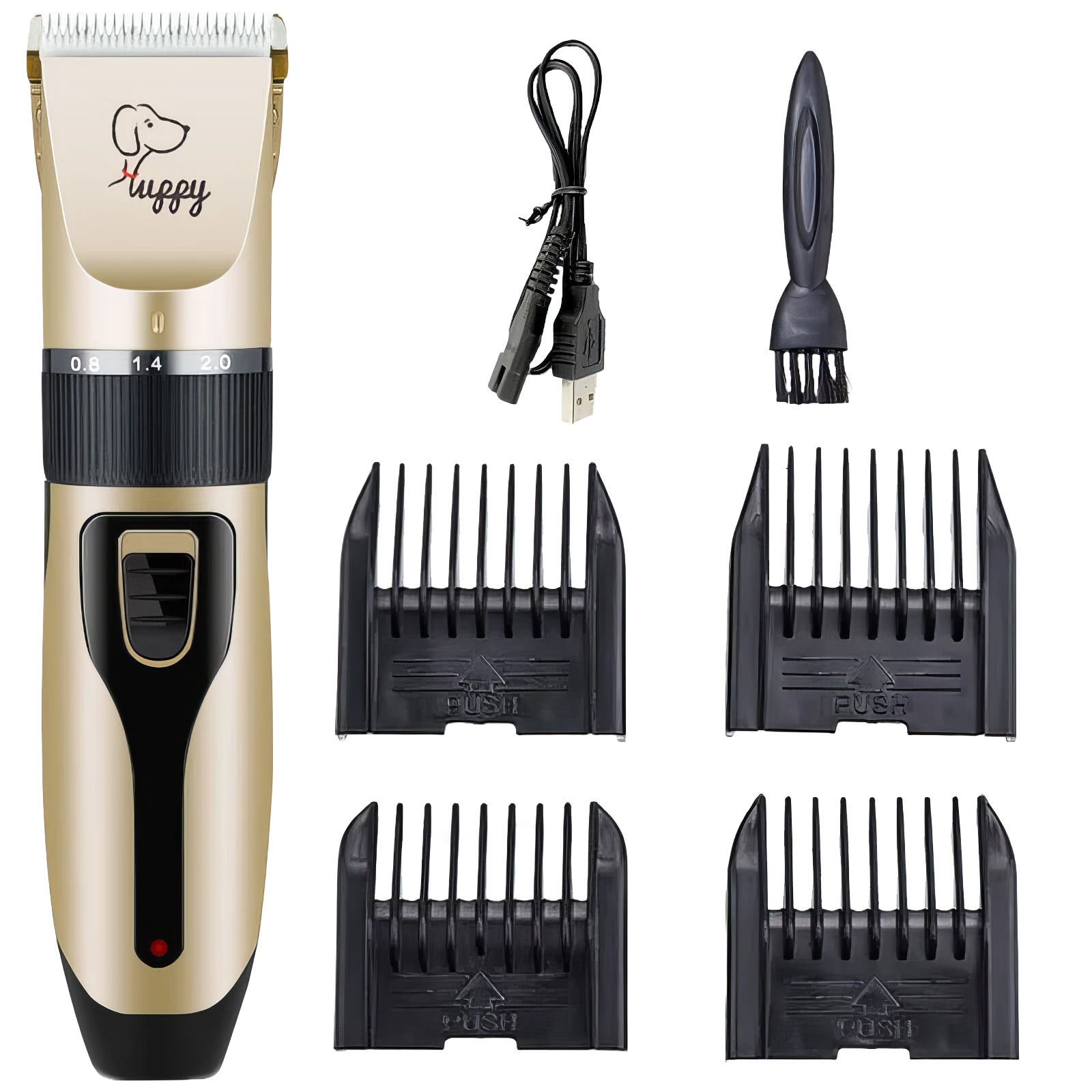 Dog Clipper Dog Hair Clippers Grooming (Pet/Cat/Dog/Rabbit) Haircut Trimmer Shaver Set Pets Cordless Rechargeable Professional