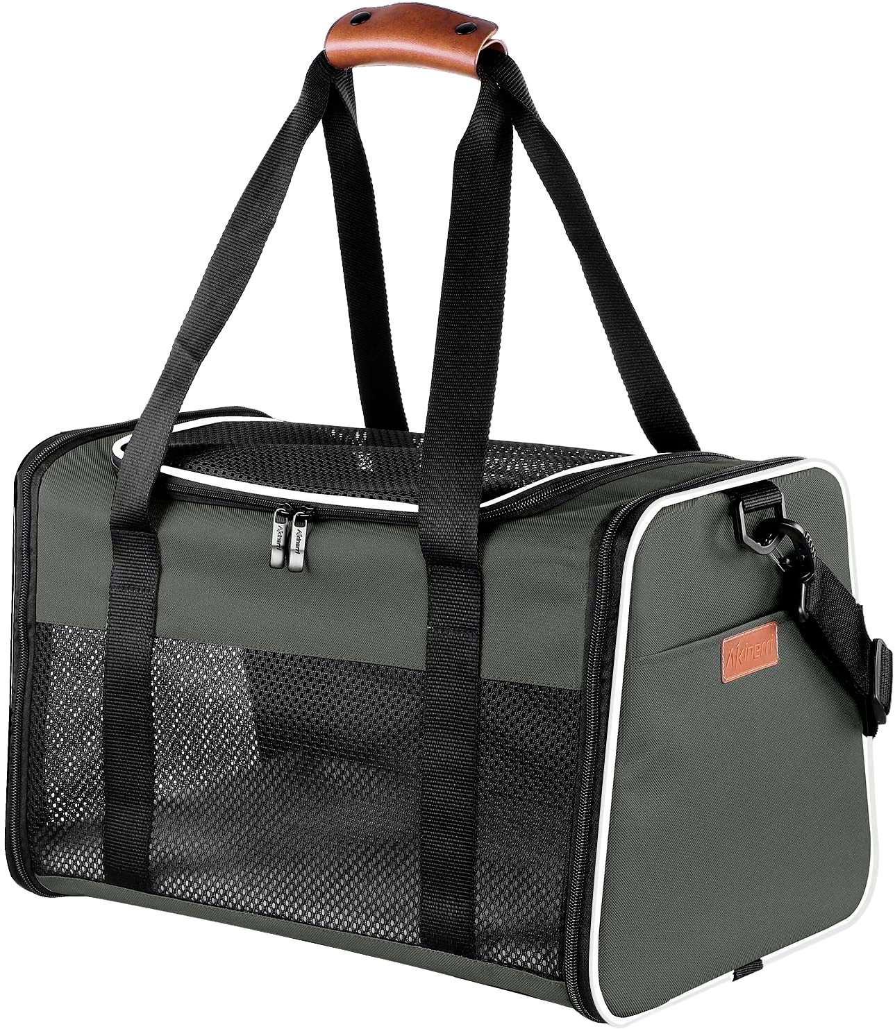 Portable Foldable Pet Carrier - Airline Approved, Soft-Sided Bag for Cats & Small Dogs