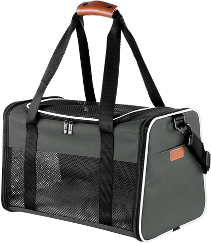 Portable Foldable Pet Carrier - Airline Approved, Soft-Sided Bag for Cats & Small Dogs