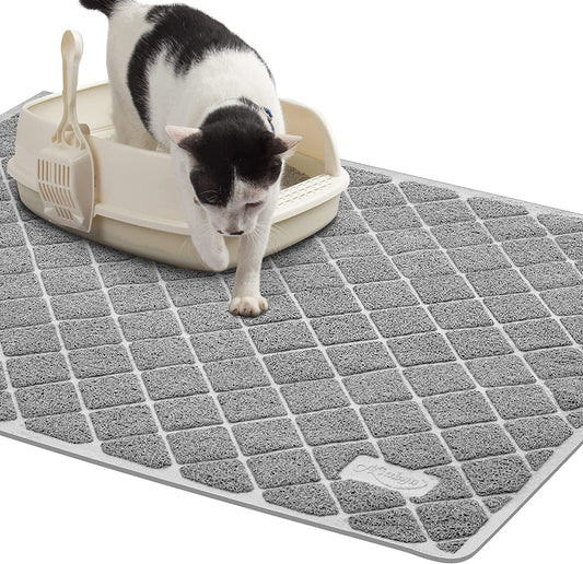 Premium Non-Slip Cat Litter Mat – Waterproof, Soft on Paws & Easy to Clean