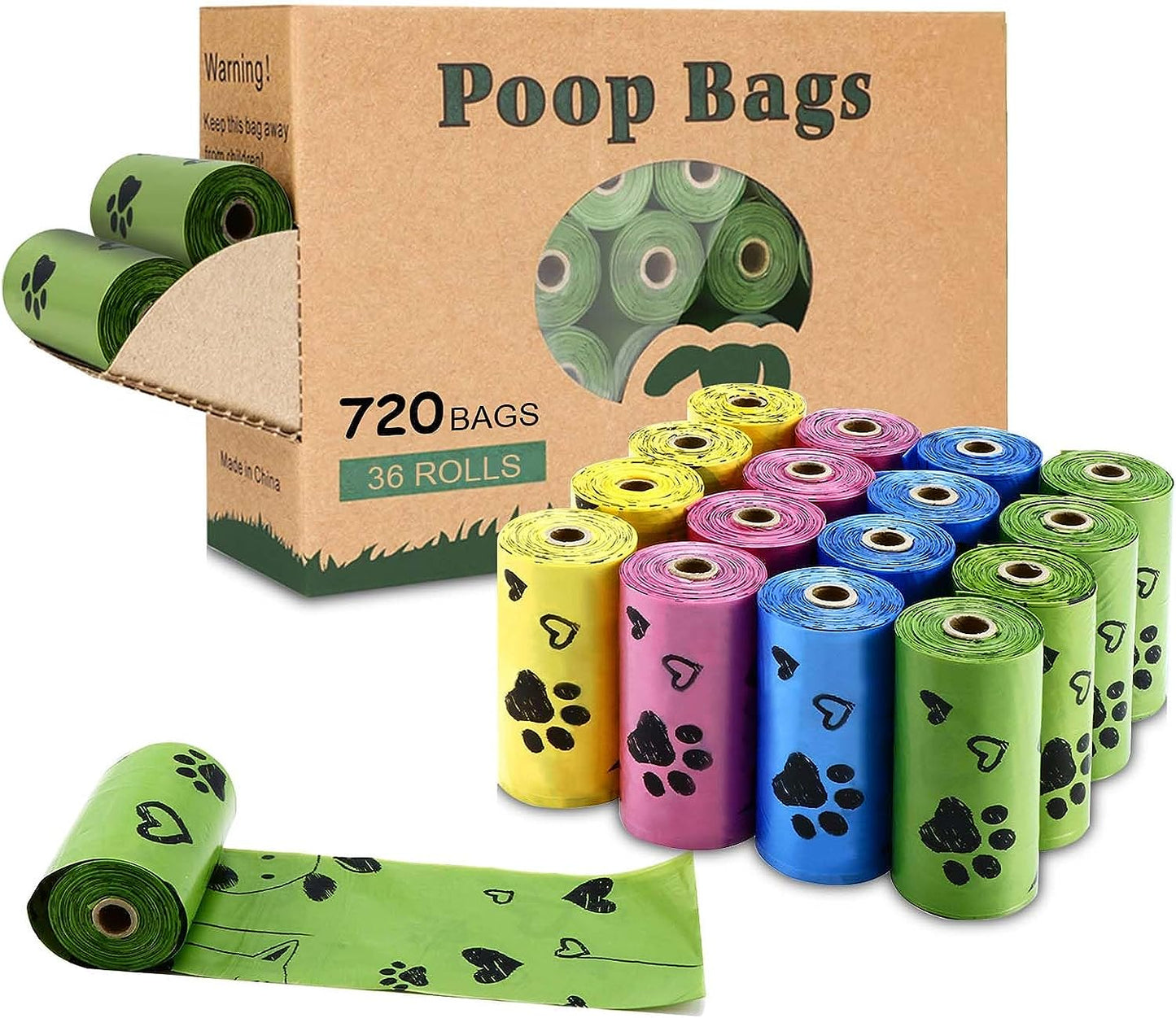 Eco-Friendly Biodegradable Dog Poop Bags